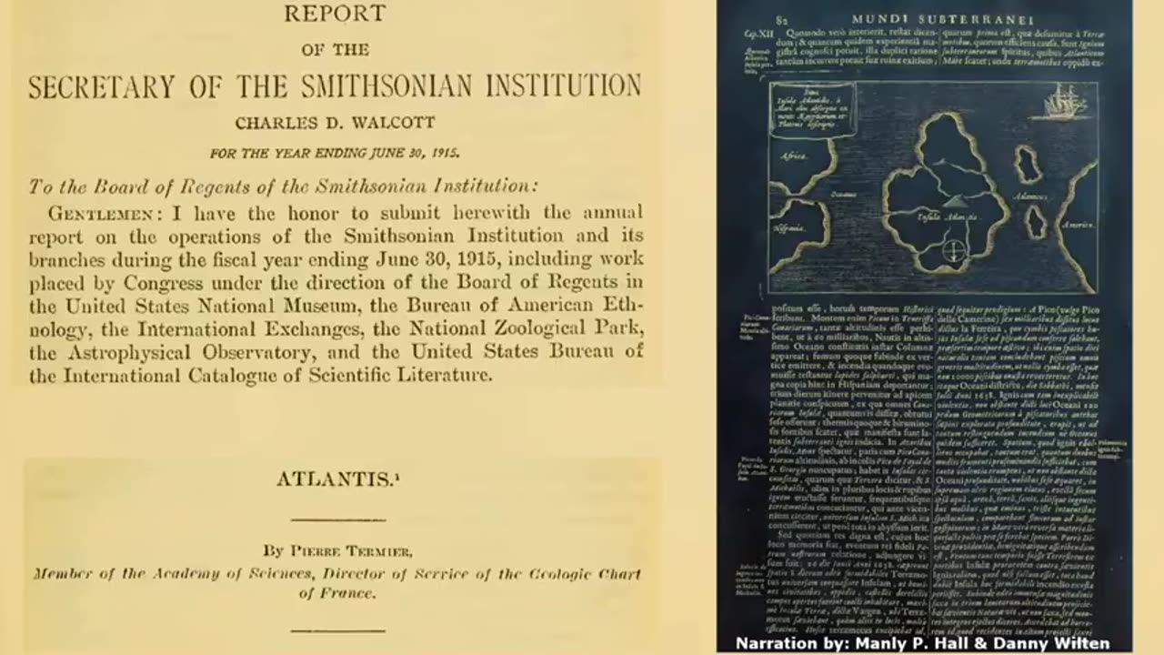 cientific Evidence Of Plato's Atlantis Presented By Smithsonian Institution (1915) - Danny Wilten