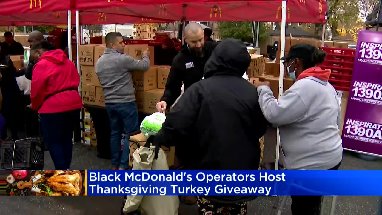 Black McDonalds Operators Association hosting turkey giveaway through Saturday