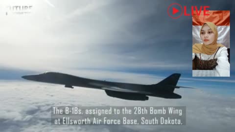 Israeli F-15 Escort US B-1 Bomber in Middle East