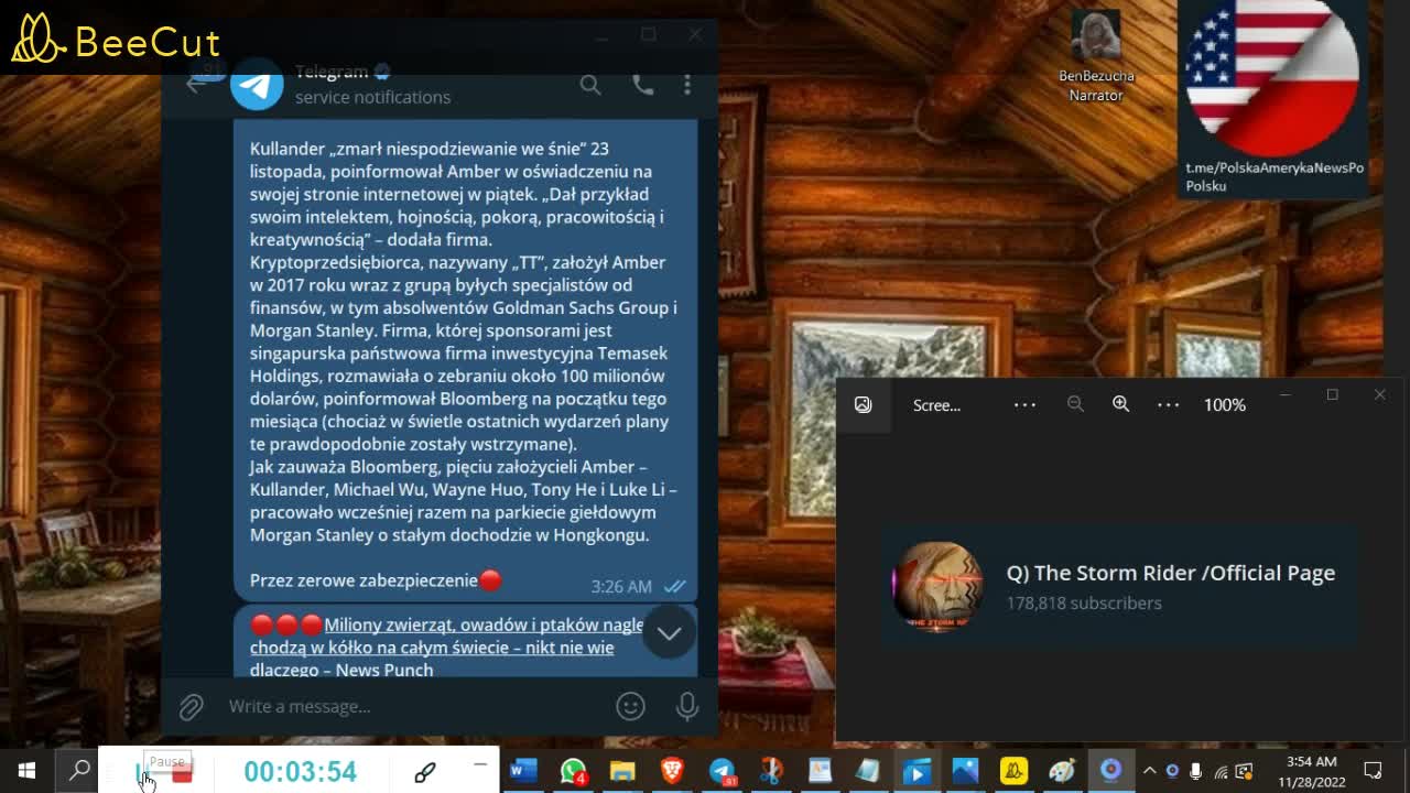 THE STORM RIDERđź”´29 LIS 2022 đź”´Ben Bezuchađź”´Z OSTATNIEJ CHWILI