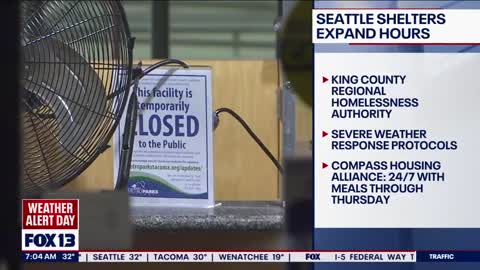 Warming shelter open as temperatures plummet in Western Washington FOX 13 Seattle