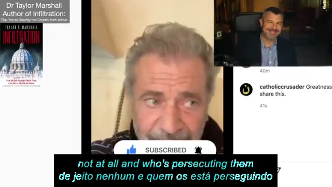 Mel Gibson fala Papa Francisco, Abp. Vigan❷, Padres Cancelados, Bispos Ruins,...