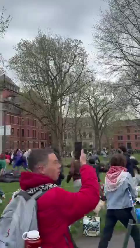 Hamas supporters take over Harvard
