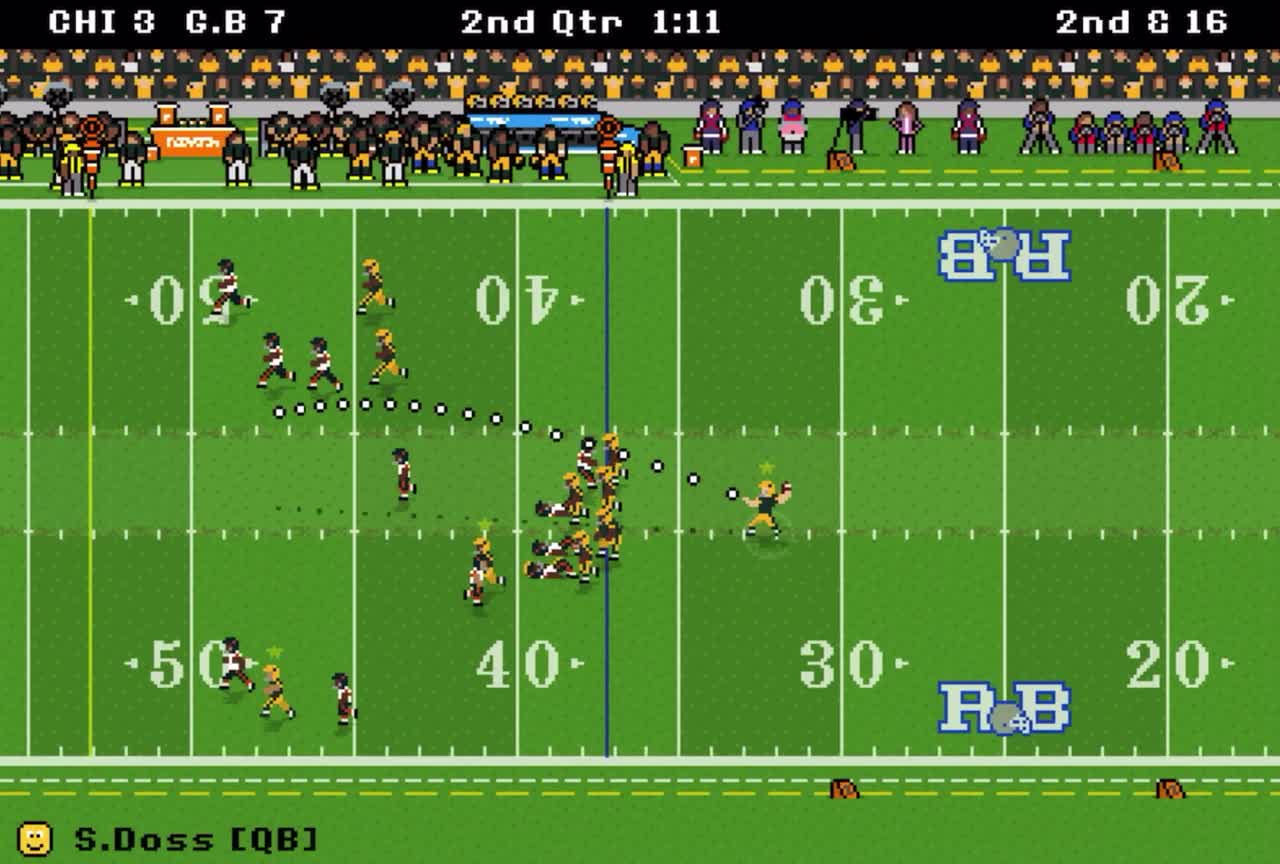 Retro bowl: Chicago vs Green Bay