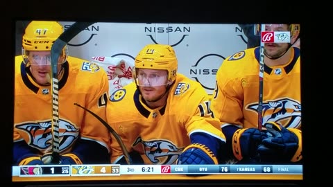 OTT vs NSH - Predators Lead 4-1