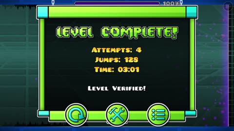 Geometry dash shitty sonic wave rebirth 100%