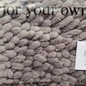 Bath Mat Bathroom Rug Bath Rugs for Bathroom Non Slip Bath Mats Extra Thick Chenille Rug