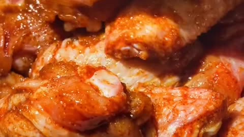 Spicy Chicken Wings🔥 #shorts