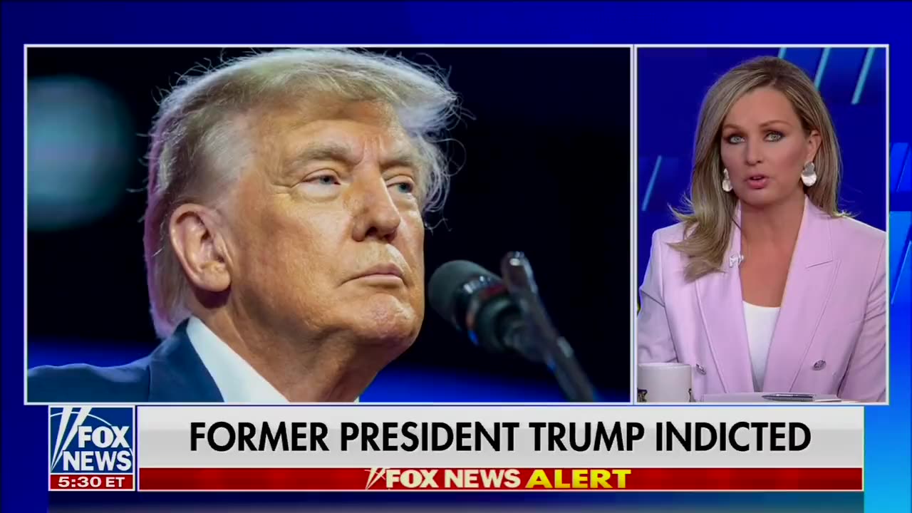Audible Gasps Heard Across The Fox Newsroom When The Indictment Of President Trump Was Announced
