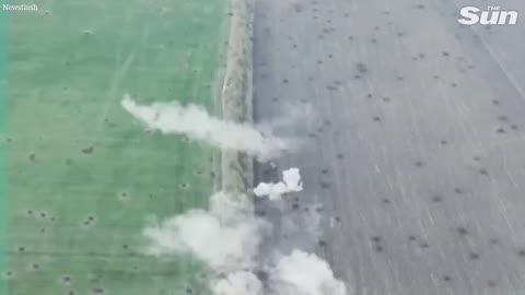 Ukrainian troops obliterate multiple Russian tanks on the battlefield