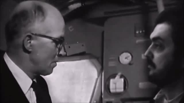 Stanley Kubrick On-Set of Moon Landing