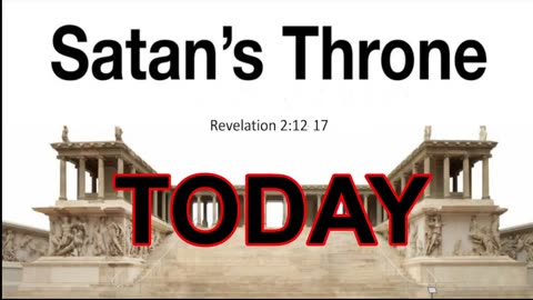 "Satan's Throne today"