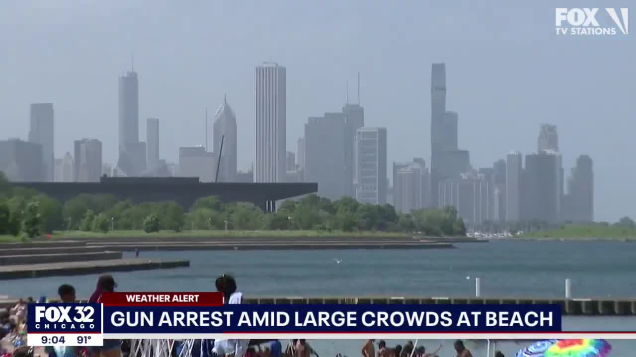 CHICAGO | Chaos erupts at Chicago beach when police spot gun