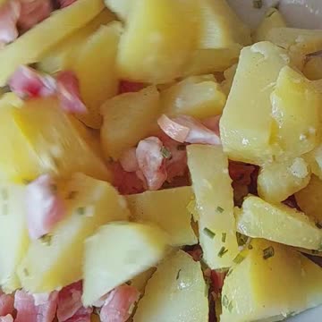 German Potato Salad. Easy Potato Salad Recipe. 🥗 🥔 👩‍🍳 #Salad #potato #potatosalad #food #homemade
