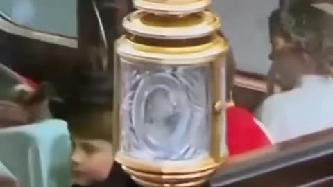 Lip reading Prince Louis during King Charles coronation