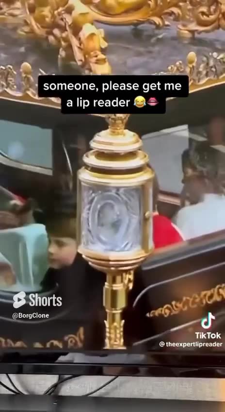 Lip reading Prince Louis during King Charles coronation