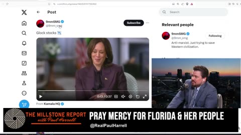 Paul Harrell: Pray For Florida, Kamala Media Blitz A TOTAL FAILURE!! - 10/8/24