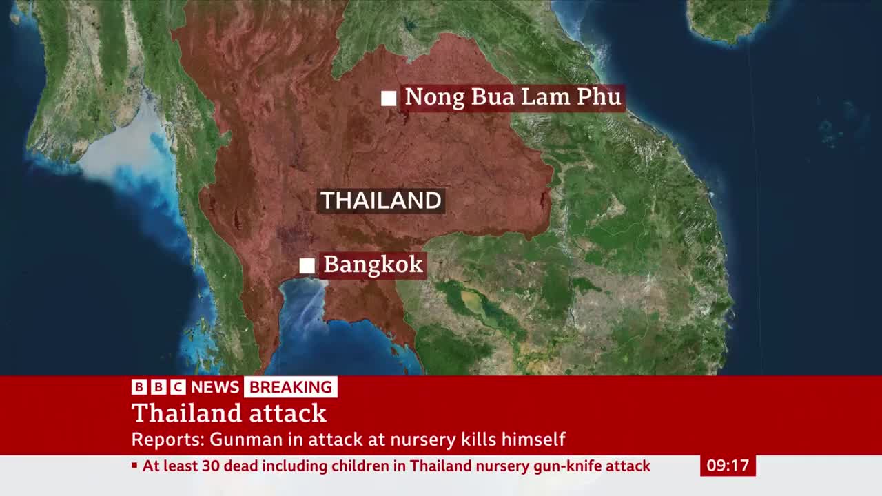 At least 31 killed in attack on nursery in Thailand