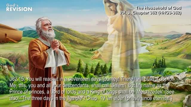 Who was Melchizedek ... The King of Salem ❤️ Statements from the Lord thru Jakob Lorber