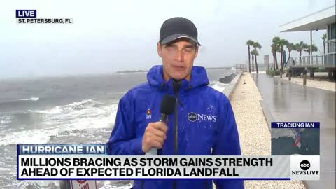 Hurricane Ian gains strength as storm heads toward Florida’s west coast