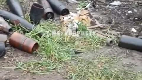 All that remains of the firing position of the Armed Forces of Ukraine