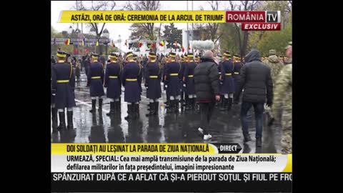 Doi soldati au lesinat la parada de Ziua Nationala