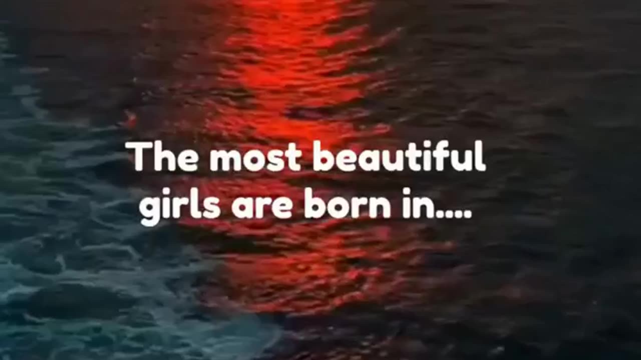 The most beautiful girls are born in.... #shorts