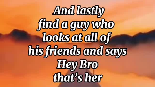 Find a guy who..