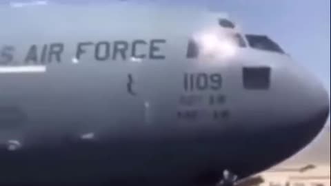 Fake Kabul Afghanistan Military Jet Video