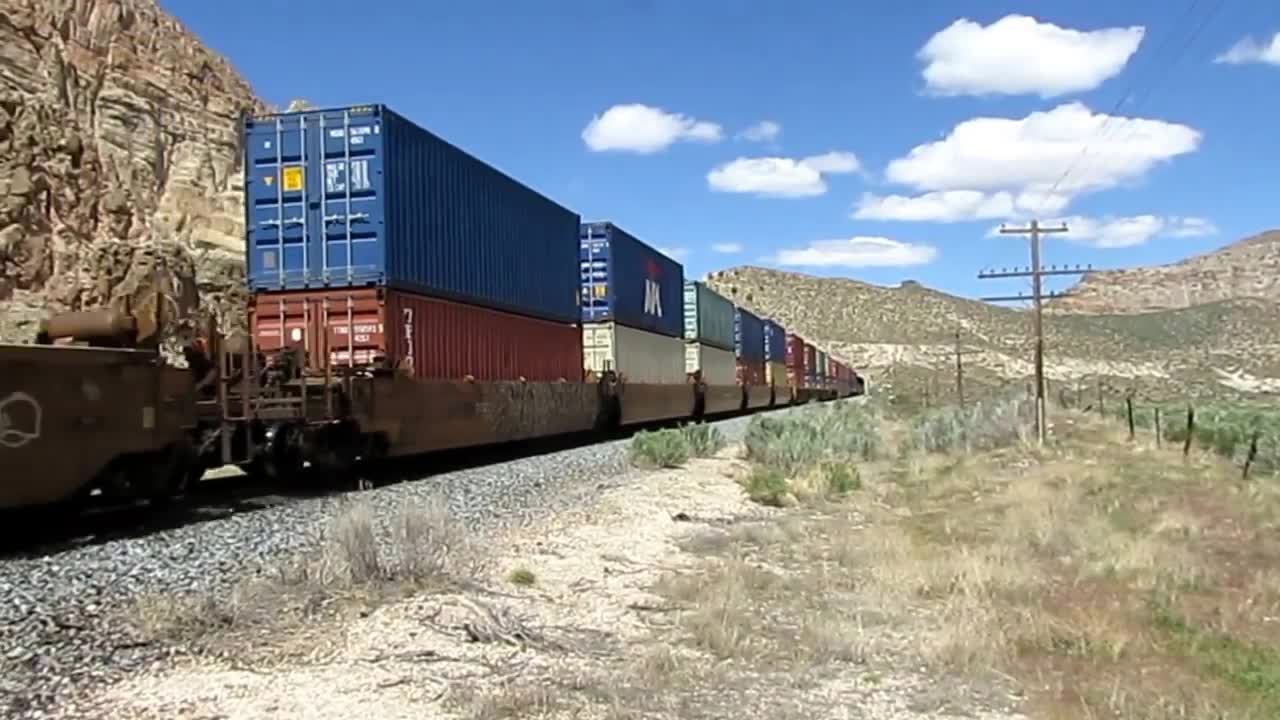 Union Pacific Eastbound Intermodal Train