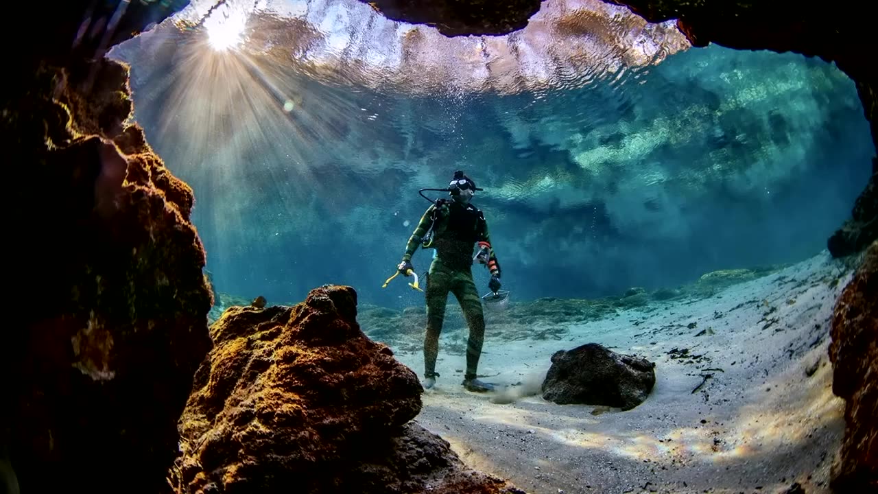 A scuba diver found some amazing things