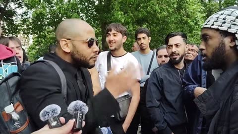 Jake makes Muslim speechless. #speakerscorner