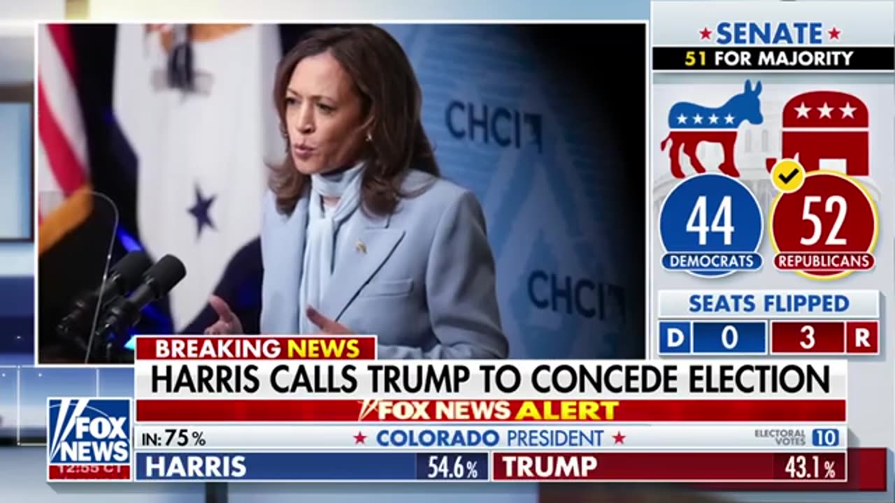 Harris says she will vote to certify Trump win