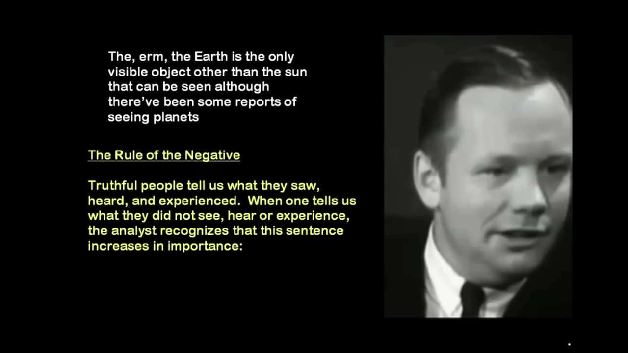 Language analysis of moon landing