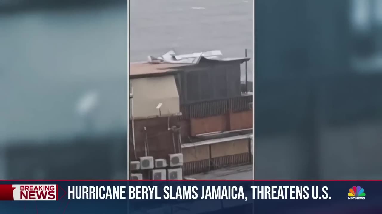 Hurricane Beryl smashes across Jamaica