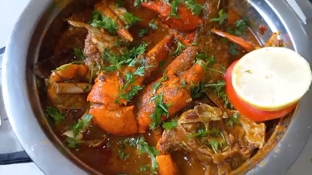 Spicy Crab Masala curry🦀/खानदेशी style recipe