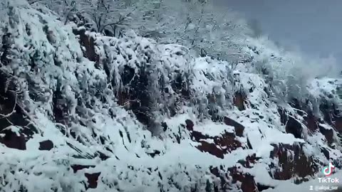 Landscapes, snow and beauty of Morocco