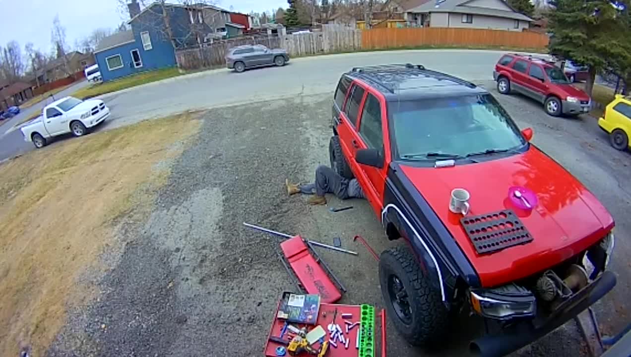 Man Gets Run Over By Vehicle While Working Underneath It