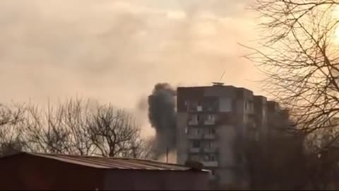 A unique video, capturing the arrival of the Krasnopol shell at the observation point