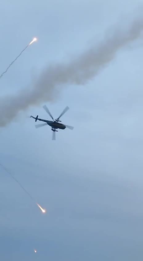 Ukrainian Attack Helicopters at Work