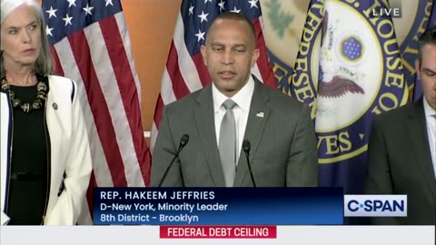 Hakeem Jeffries Has NO IDEA How To Answer Easy Question By Reporter