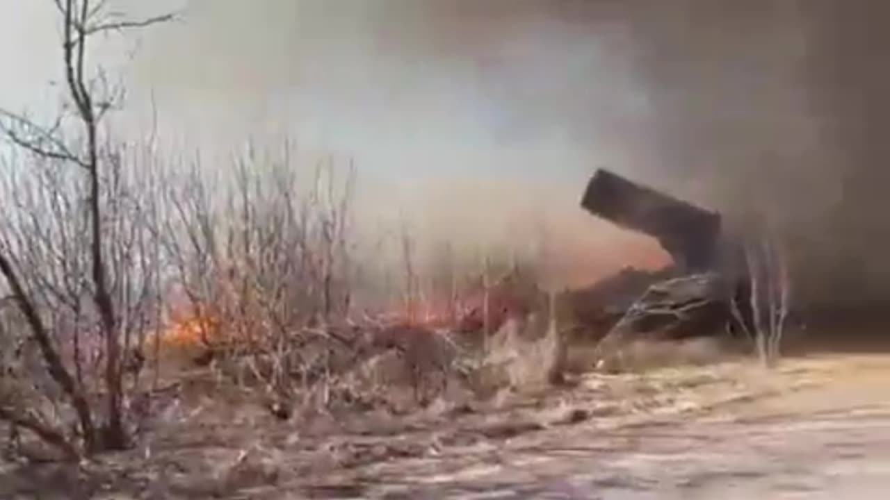 Ukraine Russia War Multiple Missiles Launched By Mobile Artillery Vehicle