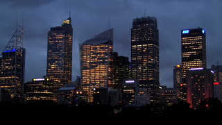 City Time lapse at night