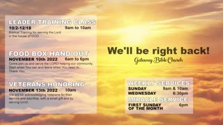 The Word Must Prevail (Pastor Tony Frazee) Gateway Bible Church 630pm 2022-11-09