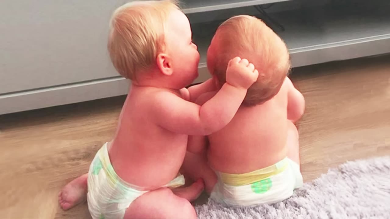 Best Videos Of Cutest and Funniest Twin Babies | TipTopFun