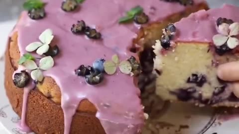 Blueberry lemon cake