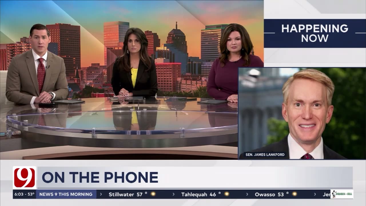 Lankford Joins New 9 to Talk About Terrorist Arrested in Oklahoma