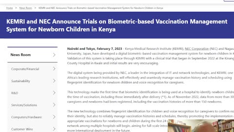 Gates foundation Fund culling of Kenyan Babies! Where's BLM?