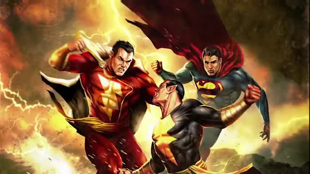 Black Adam VS Superman and Shazam