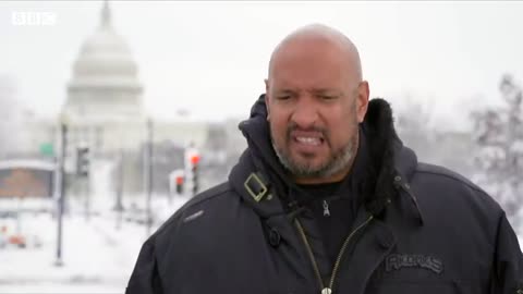 Is this America?’ On duty during the Capitol riot - BBC News